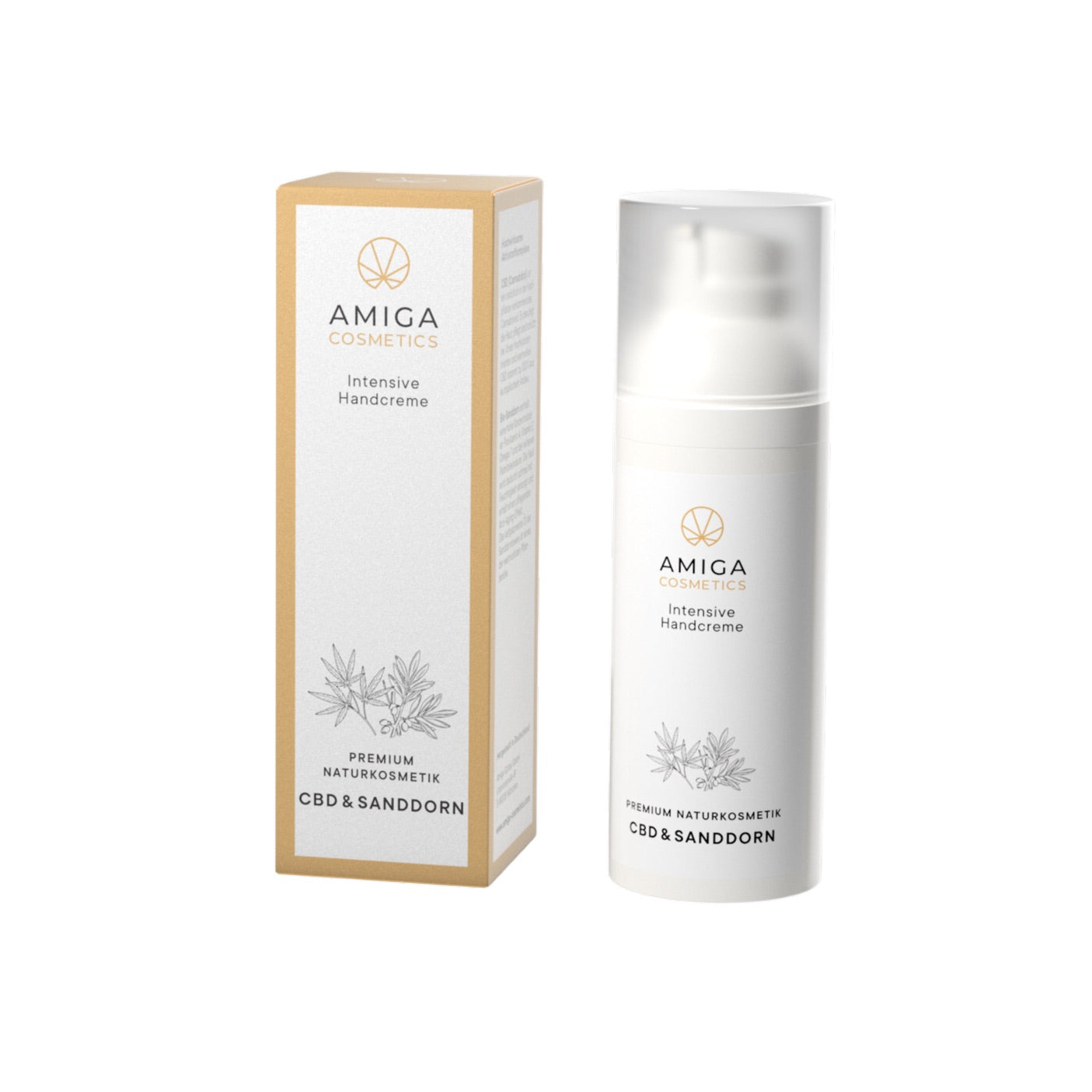 Intensive Handcreme mit CB & Sandron der Firma Amiga Cosmetics