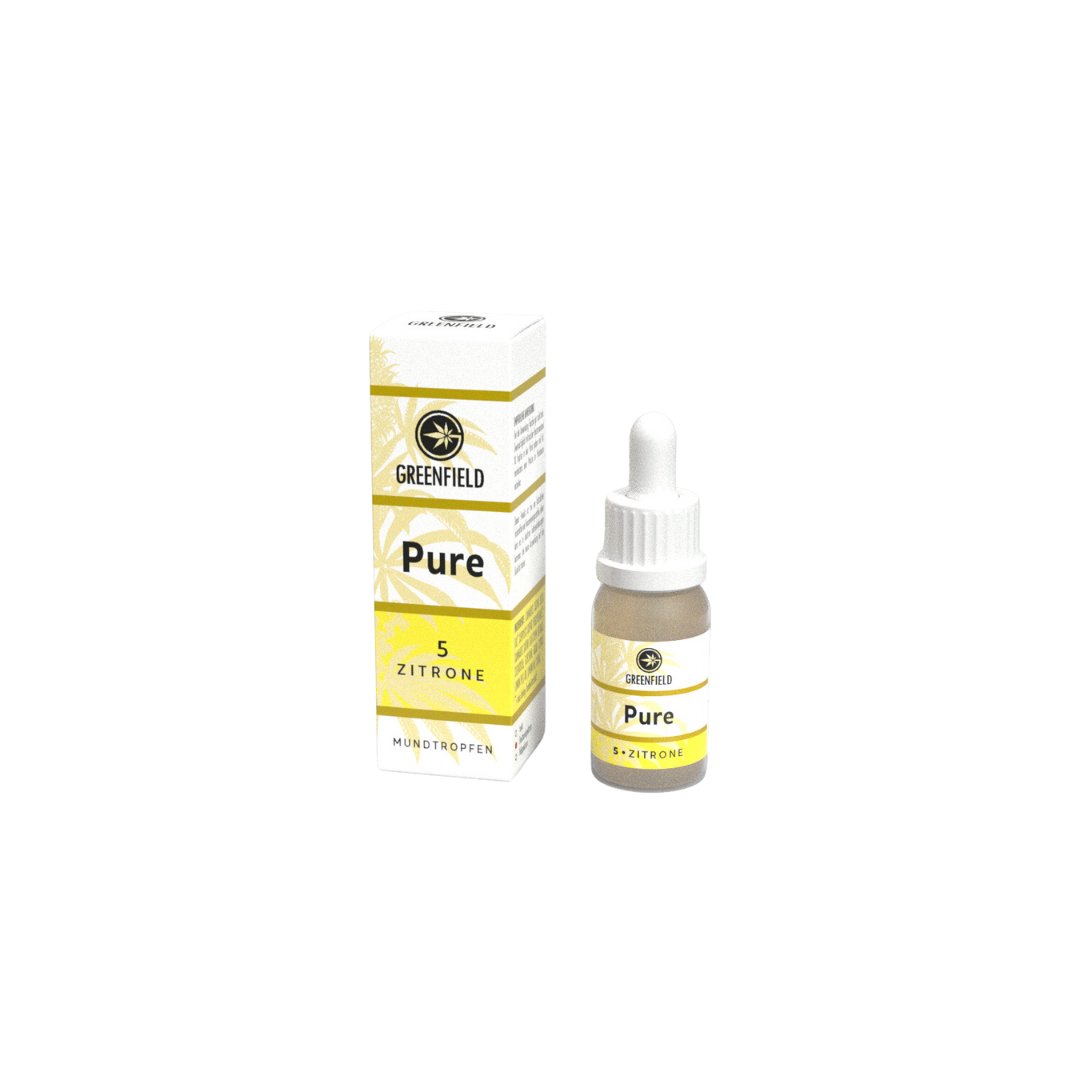 CBD Öl Pure 5% mit Zitrone