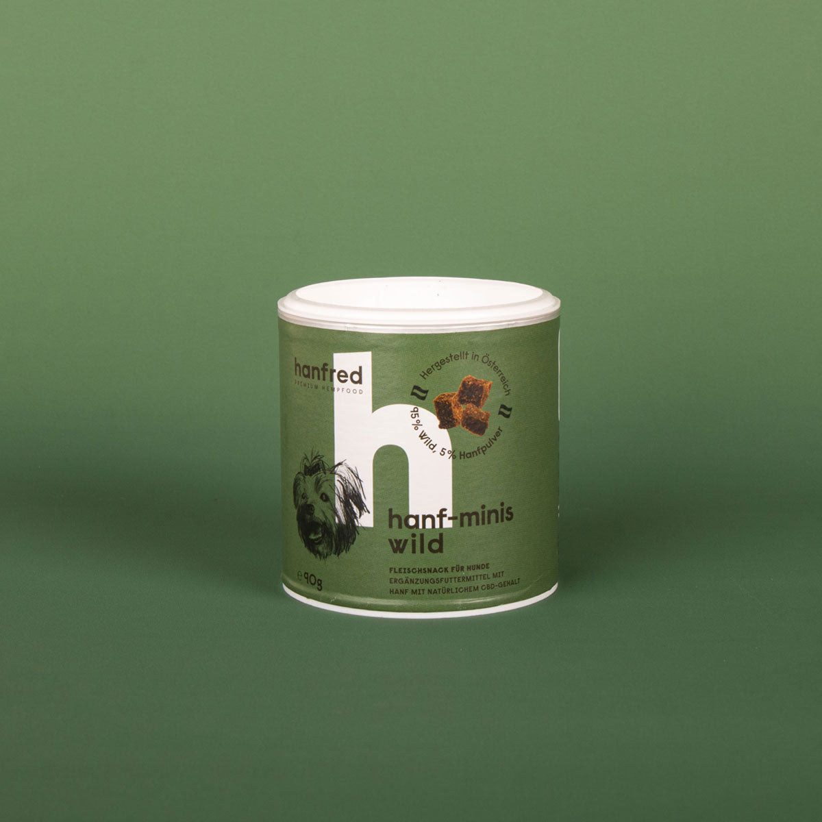 Hanf Minis CBD Hundeleckerli mit Wildfleisch von Hanfred