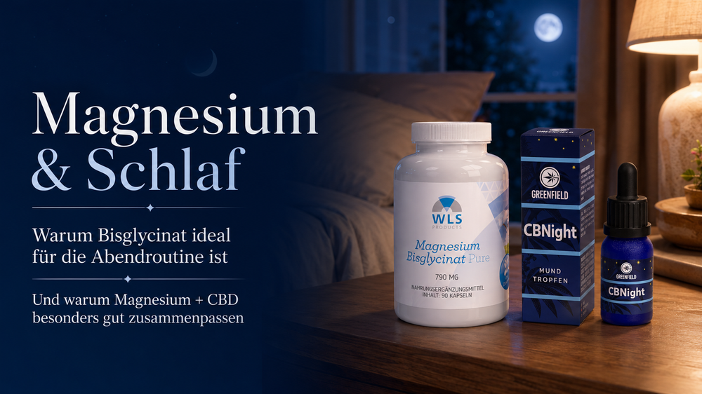 Magnesium und Schlaf: Warum Magnesium Bisglycinat ideal ist