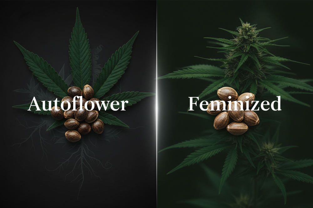 Autoflower vs feminisierte Samen – Unterschiede einfach erklärt