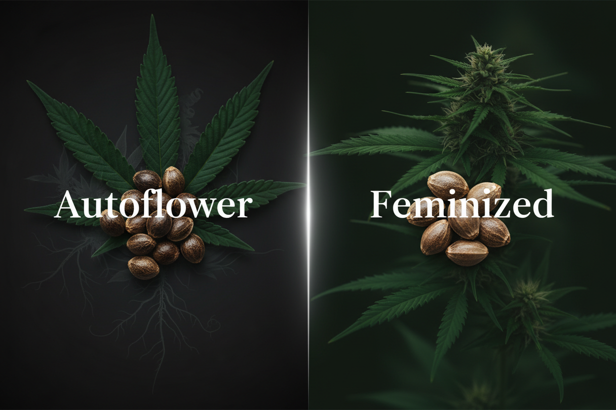Autoflower vs feminisierte Samen – Unterschiede einfach erklärt