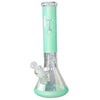 BL Glasbong "Beakerbong  Ice Glitzy Glitterl " - 5mm - Weiß