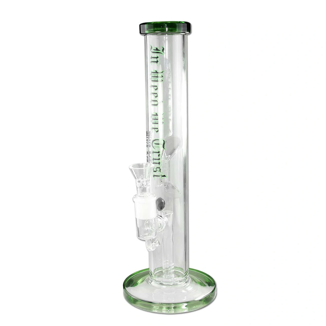 BL Zylinder Glasbong In Weed We Trust ca 5mm