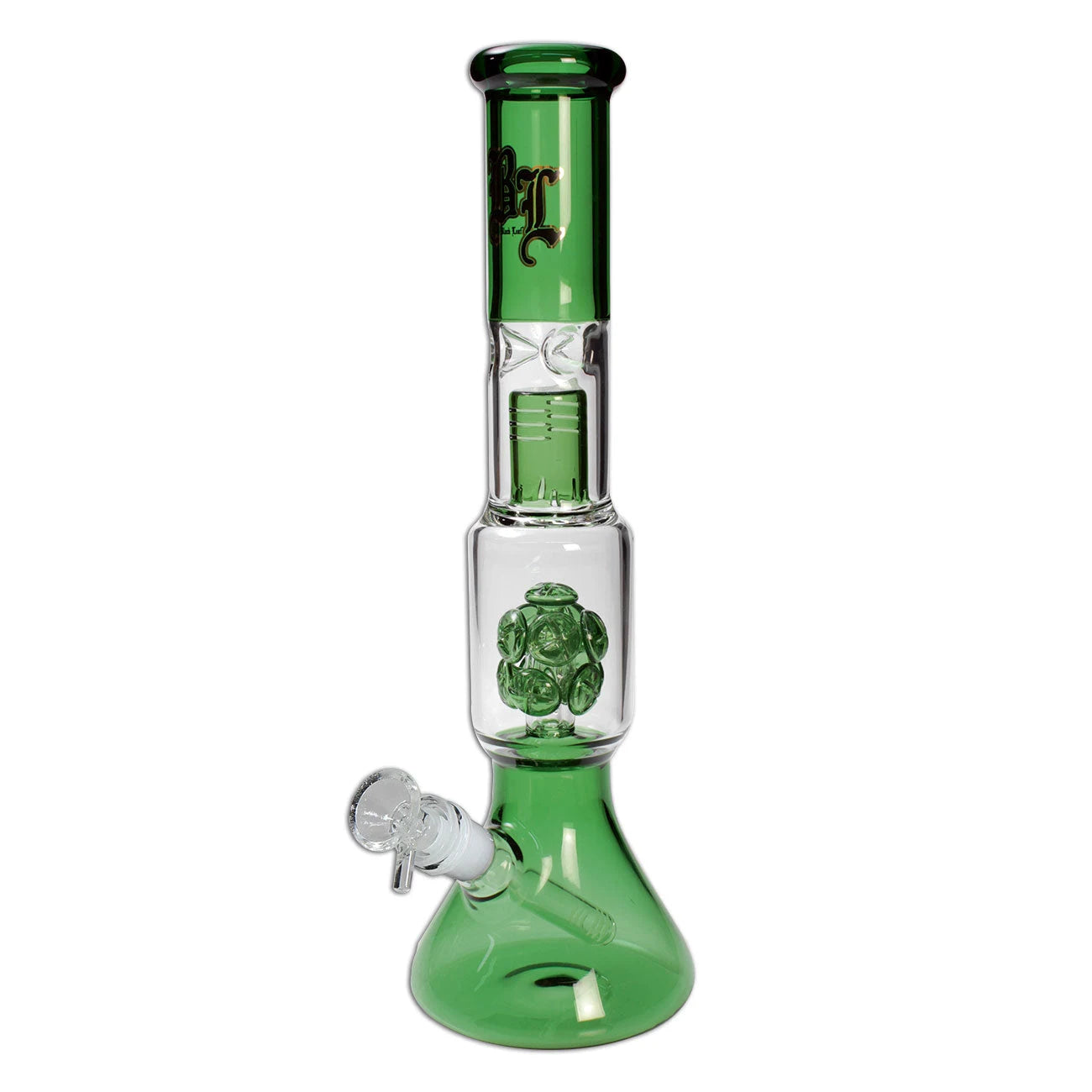 BL Glasbong Multi Level Bong Perkolator Ice grün 5mm