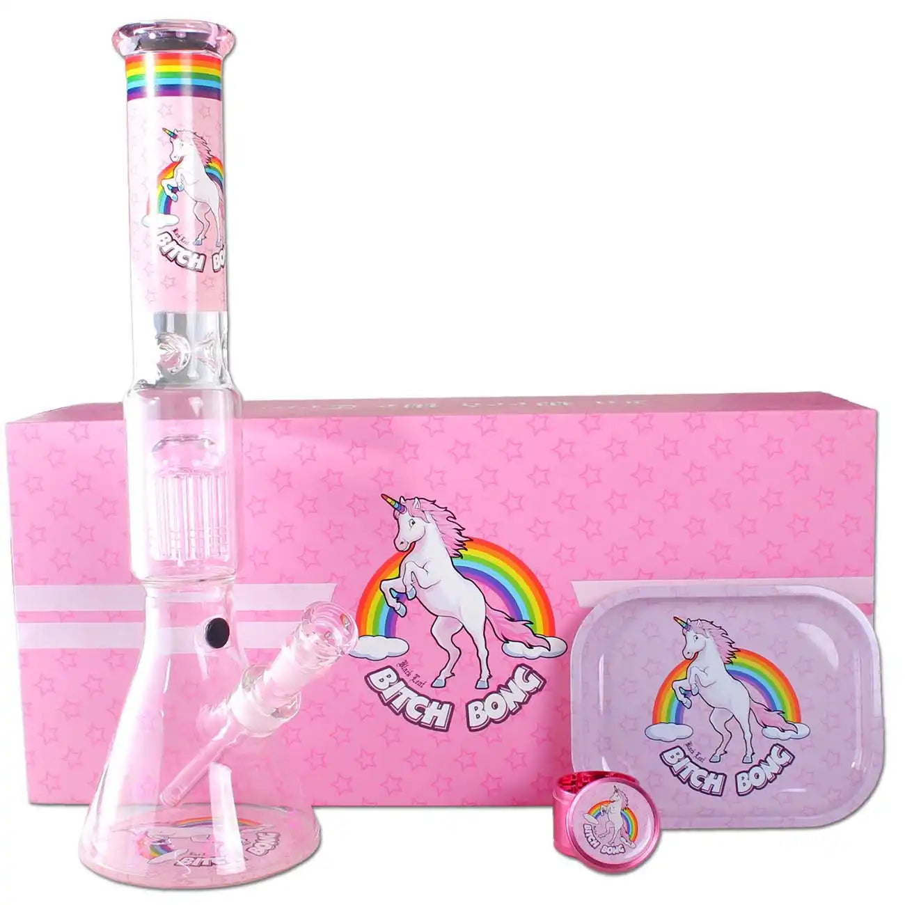 Blaze Glasbong BITCH Koffer Kolben Armperko 5mm
