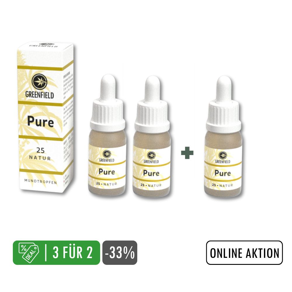 3 für 2 CBD Pure Angebot 25