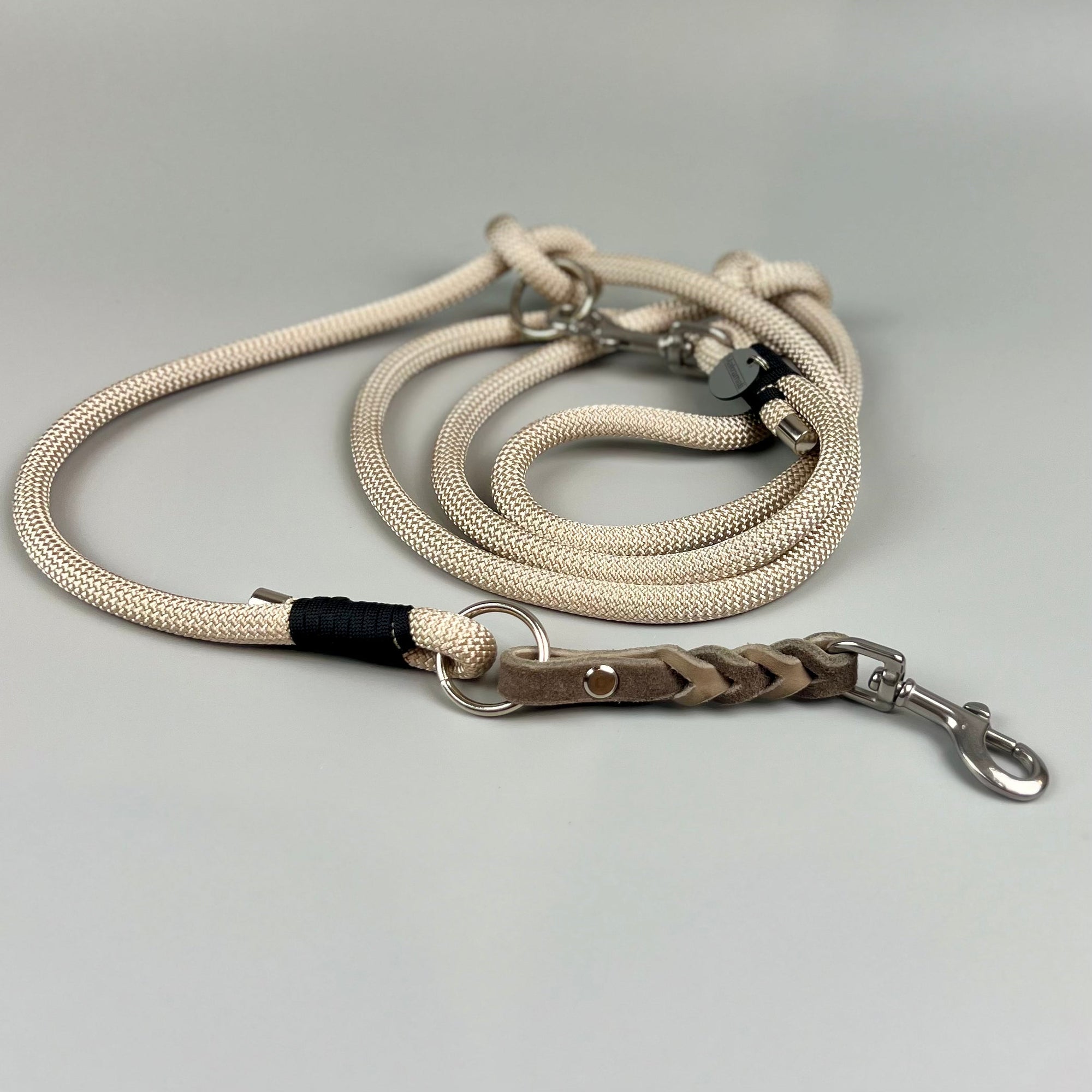 ☾ Wunsch - Mondtänzer Boho Hundeleine, 10mm