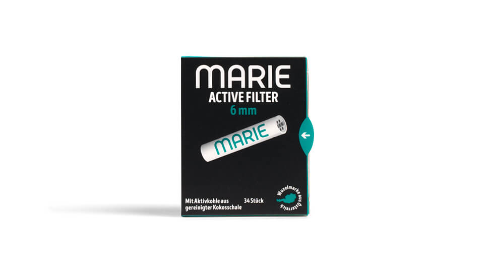 Marie Aktivkohlefilter 6mm  34 Stk