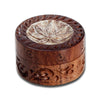 2 Teiliger Grinder aus Rosenholz mit Intarsie