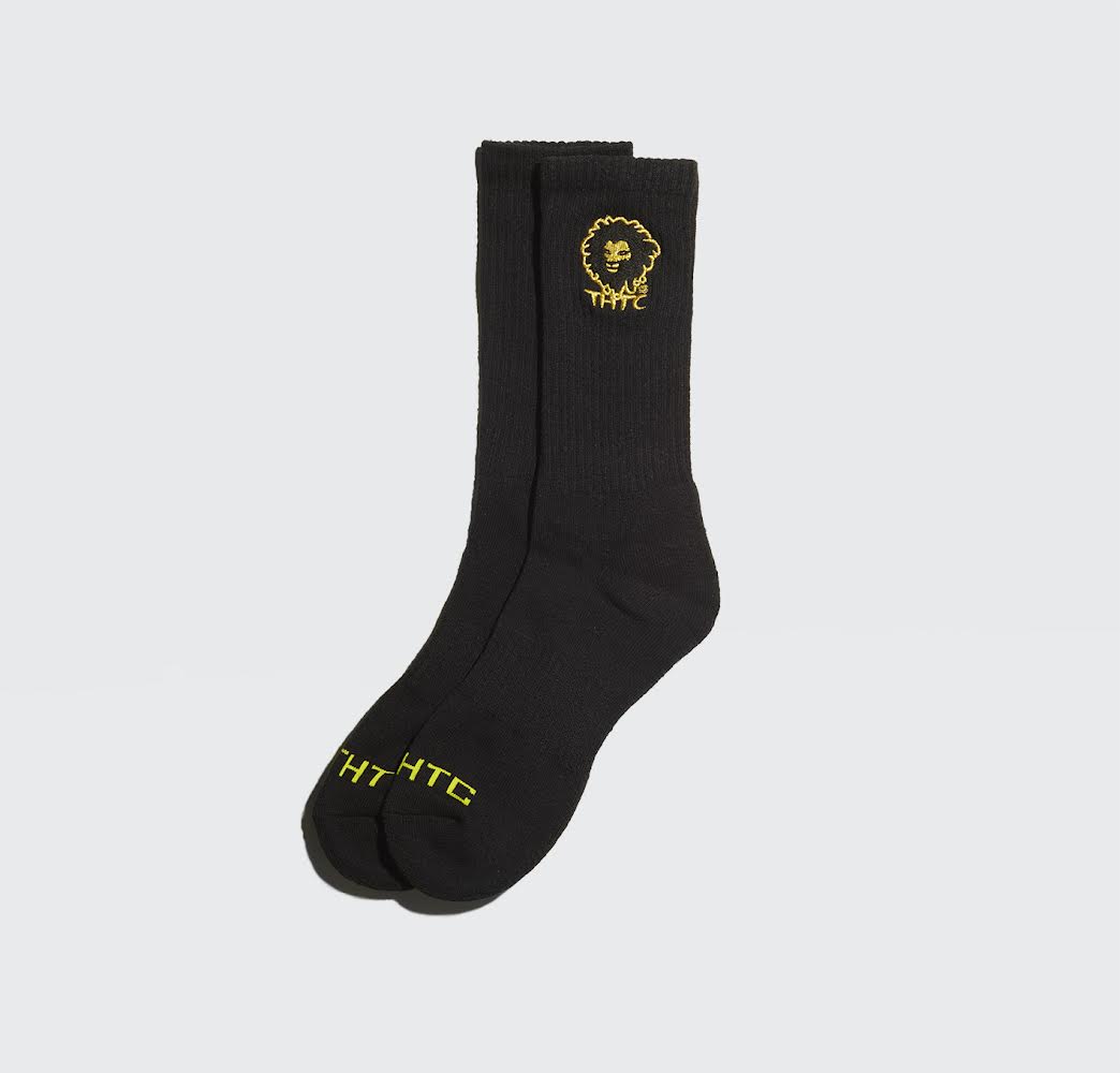 THTC Gold Lion Socken Schwarz