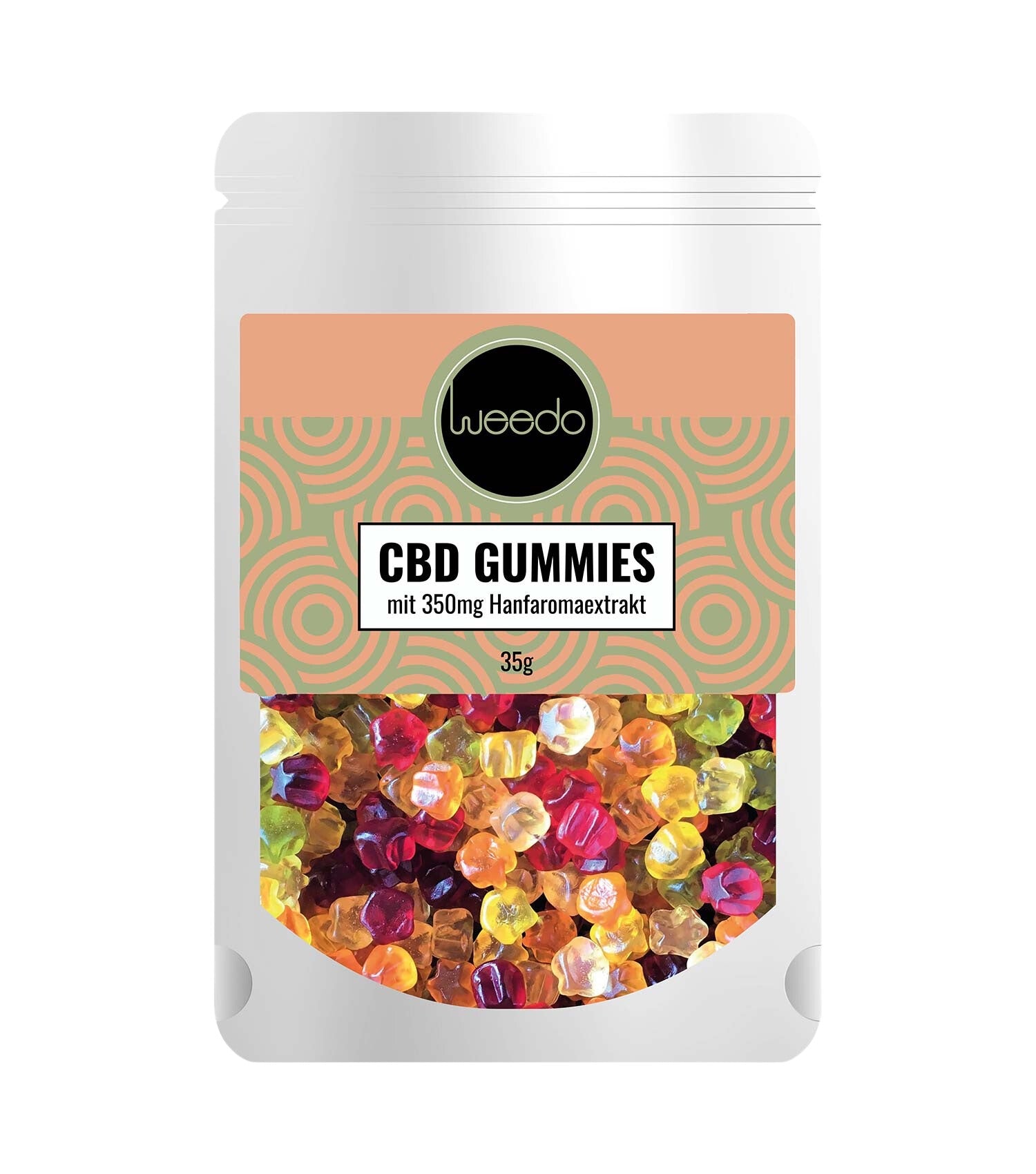 CBD Gummies mit 350 mg Hanfaromaextrakt, 35g