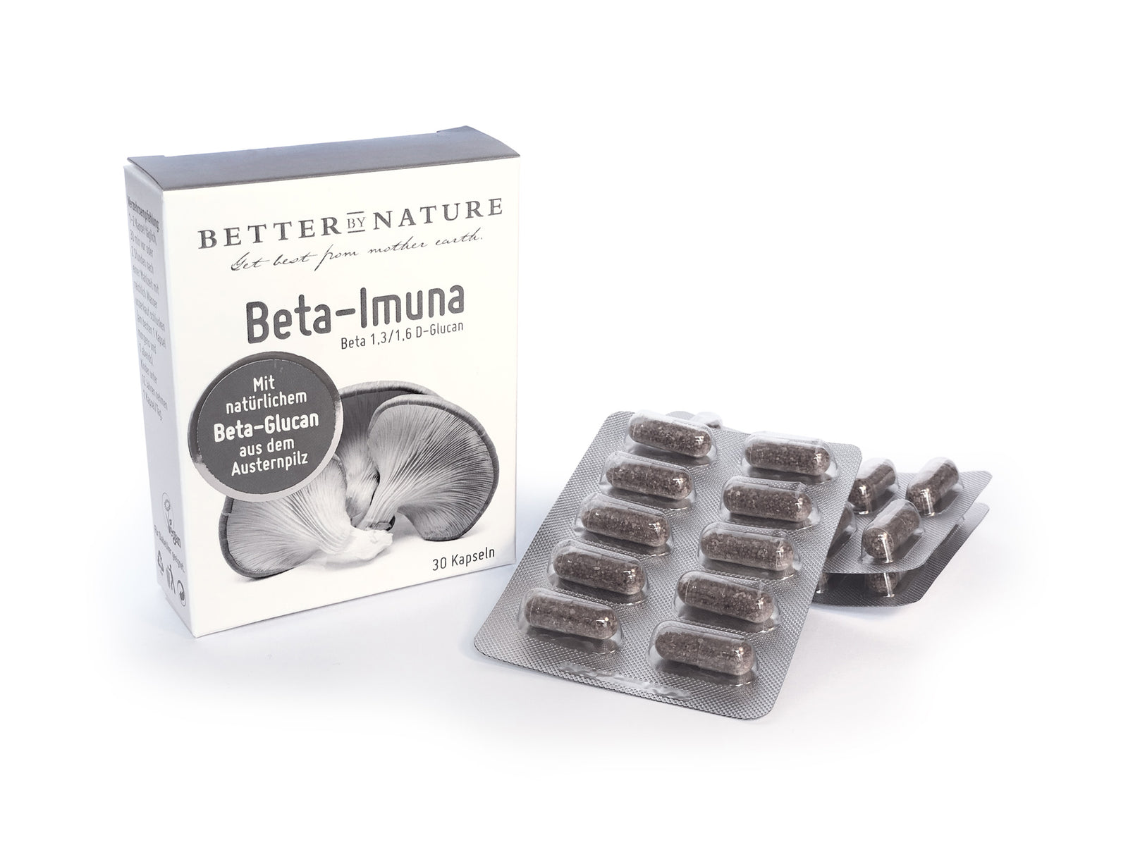 Beta-Imuna Kapseln der Frima Better By Nature