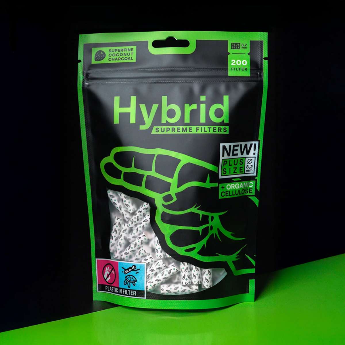Hybrid Aktivkohlefilter 6,4mm